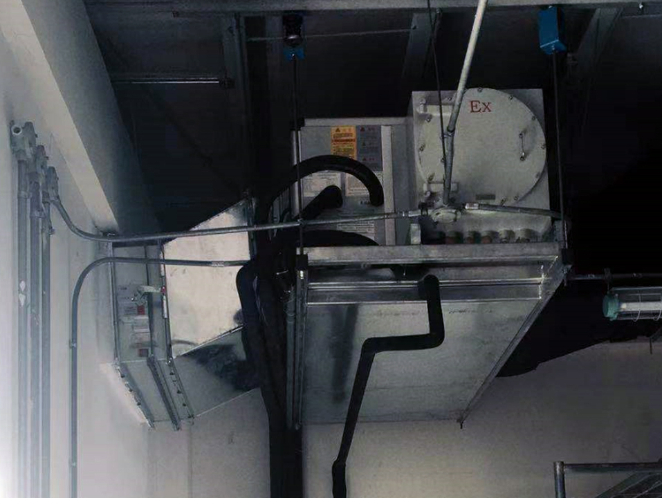 大陆汽车电子选购我司全新风防爆空调已投入使用